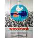 WOODSTOCK Original Movie Poster - 47x63 in. - 1970 - Michael Wadleigh, Jimi Hendrix
