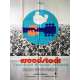 WOODSTOCK Original Movie Poster  - 47x63 in. - 1970 - Michael Wadleigh, Jimi Hendrix