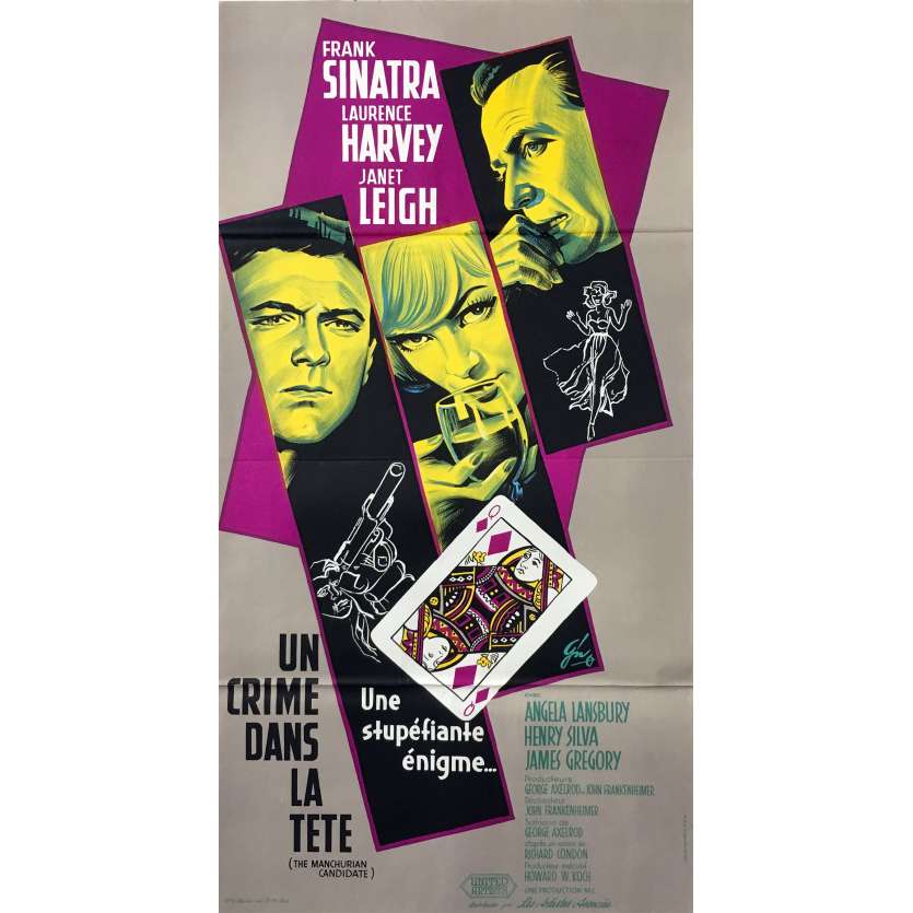 THE MANCHURIAN CANDIDATE Original Movie Poster  - 15x32 in. - 1962 - John Frankenheimer, Franck Sinatra