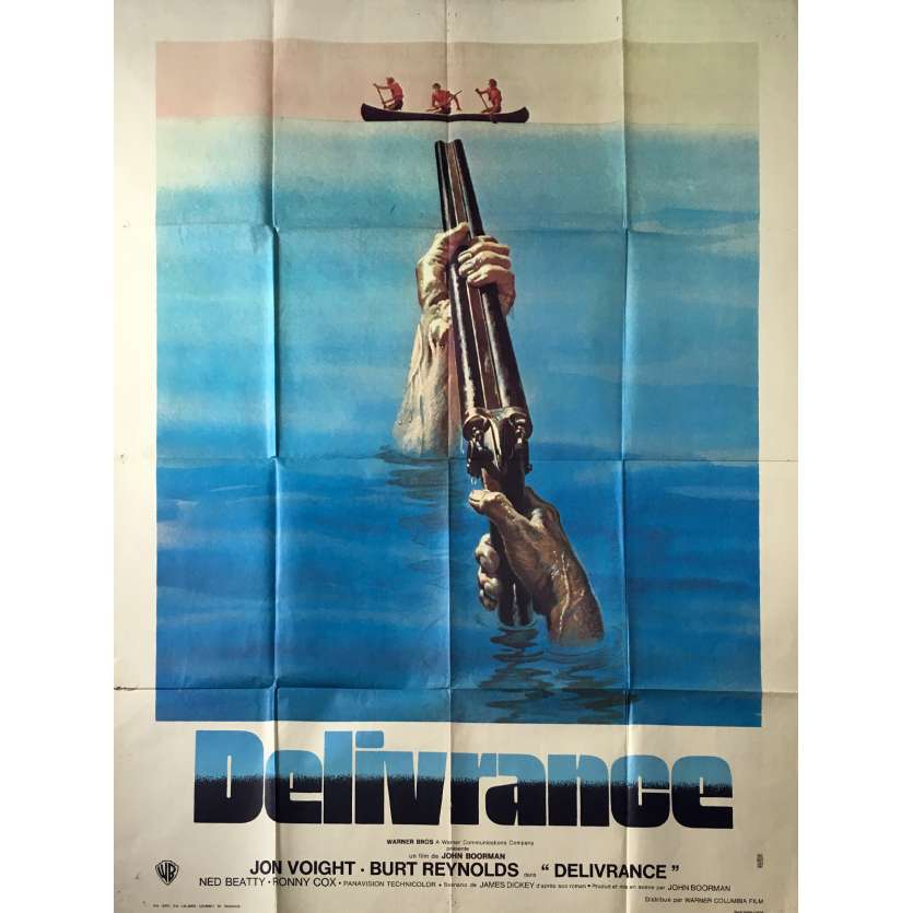 DELIVRANCE Affiche de film - 120x160 cm. - 1972 - Burt Reynolds, John Boorman