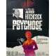 PSYCHO Original Movie Poster  - 23x32 in. - R1970 - Alfred Hitchcock, Anthony Perkins