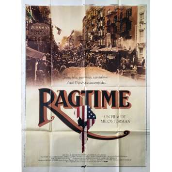 RAGTIME Original Movie Poster - 47x63 in. - 1981 - Milos Forman, James Cagney