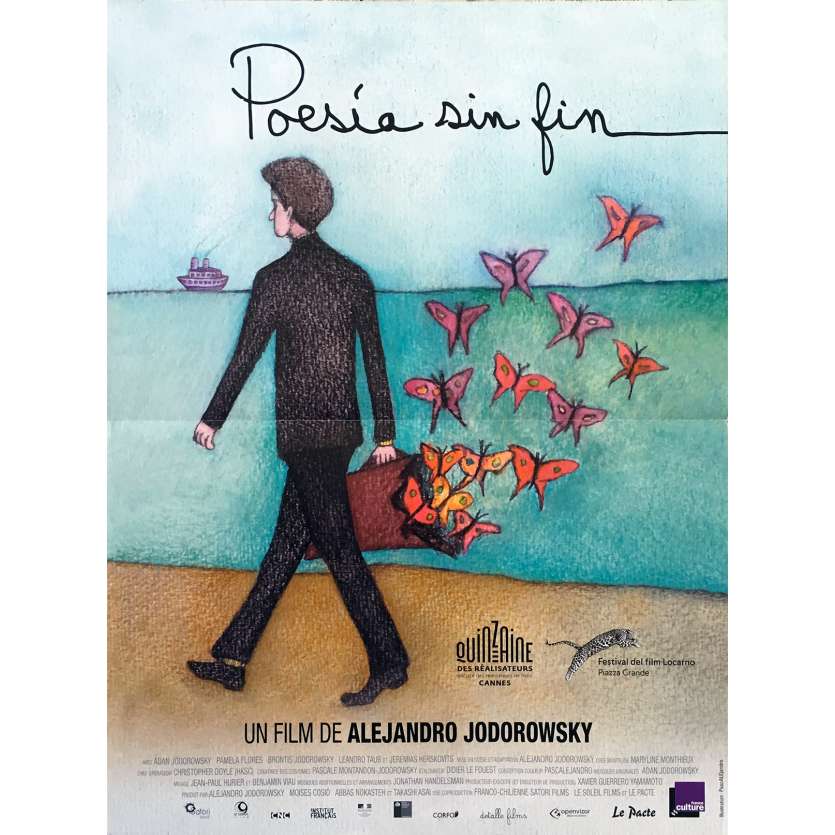 ENDLESS POETRY Original Movie Poster  - 15x21 in. - 2016 - Alejandro Jodorowsky, Brontis Jodorowsky