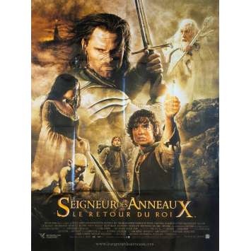 THE RETURN OF THE KING Huge French Movie Poster 47x63 '04 Lord of the Ring