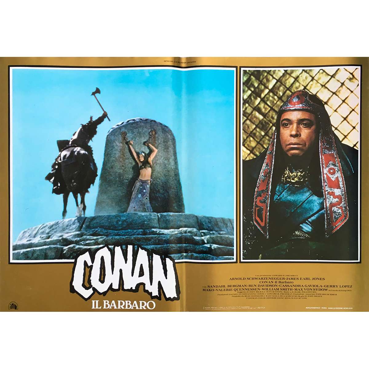Affiche De CONAN LE BARBARE CONAN THE BARBARIAN affiche-de-conan-le-barbare-conan-the-barbarian