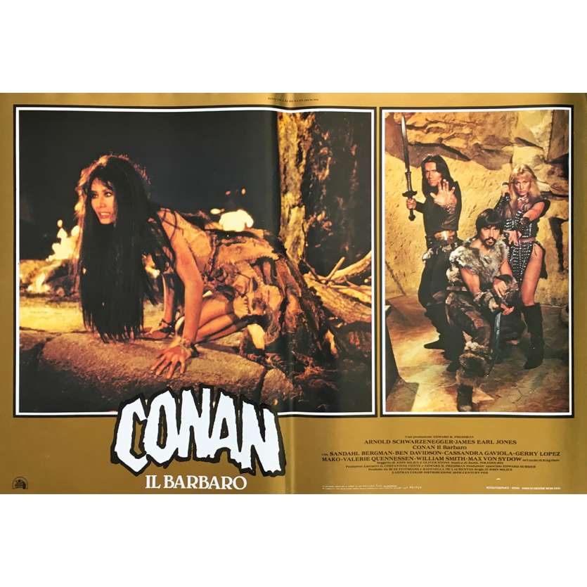 CONAN THE BARBARIAN Original Movie Poster N05 - 18x26 in. - 1982 - John Milius, Arnold Schwarzenegger