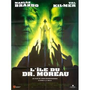 THE ISLAND OF DR. MOREAU Original Movie Poster - 47x63 in. - 1996 - John Frankenheimer, Marlon Brando