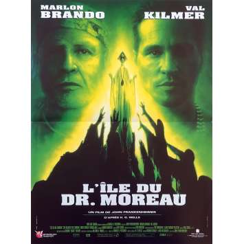 THE ISLAND OF DR. MOREAU Original Movie Poster - 15x21 in. - 1996 - John Frankenheimer, Marlon Brando