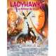 LADYHAWKE Original Movie Poster - 15x21 in. - 1985 - Richard Donner, Michelle Pfeiffer