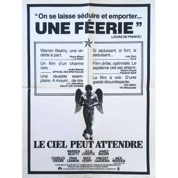 HEAVEN CAN WAIT Original Movie Poster - 23x32 in. - 1978 - Warren Beatty, Julie Christie