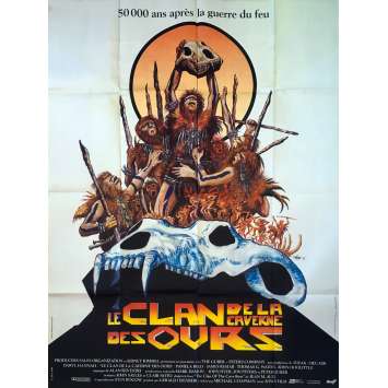 THE CLAN OF THE CAVE BEAR Original Movie Poster - 47x63 in. - 1986 - Micahel Chapman, Daryl Hannah