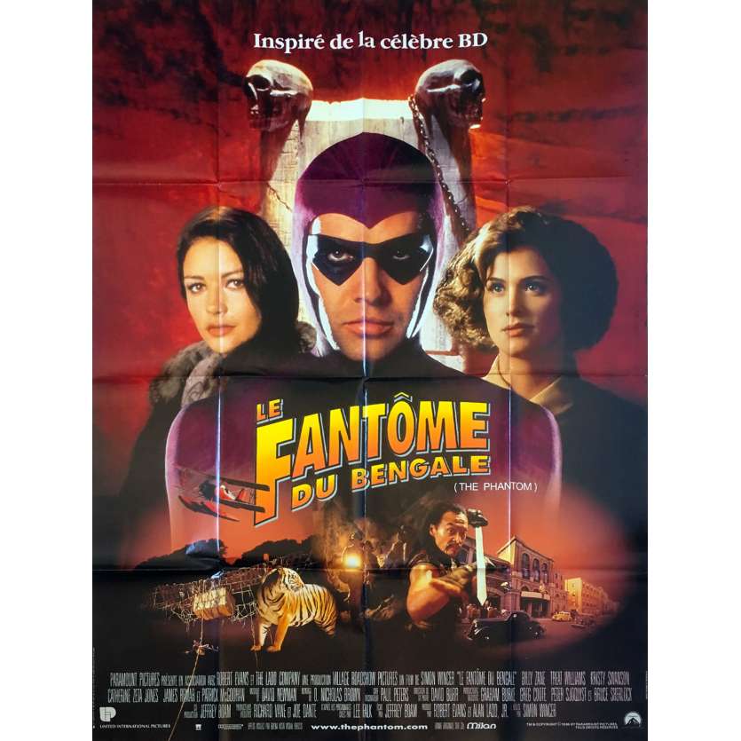 LE FANTOME DU BENGALE Affiche de film - 120x160 cm. - 1996 - Billy Zane, Simon Wincer