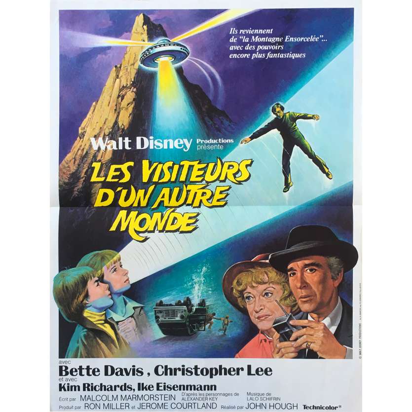 LES VISITEURS D'UN AUTRE MONDE Affiche de film  - 40x60 cm. - 1978 - Christopher Lee, John Hough