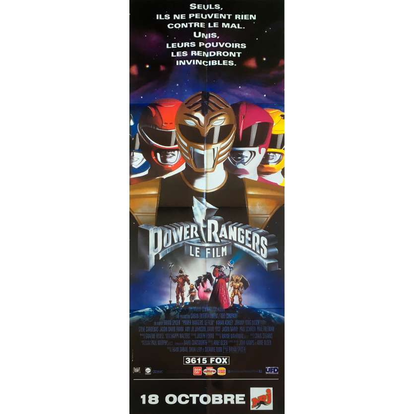 POWER RANGERS Affiche de film  - 60x160 cm. - 2017 - Dacre Montgomery, Dean Israelite