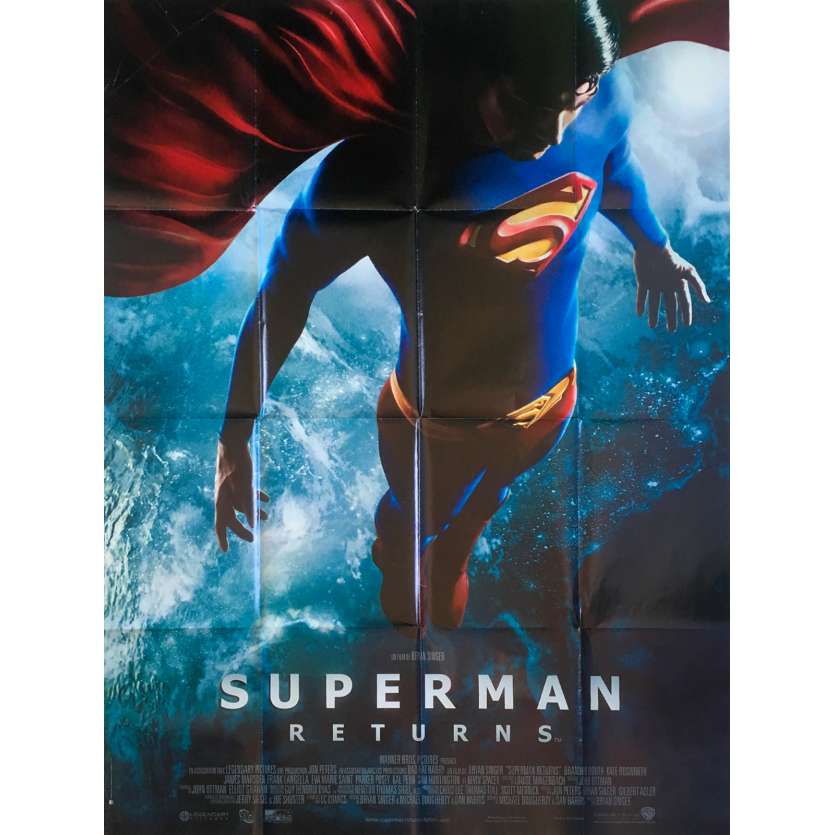 SUPERMAN RETURNS Affiche de film - 120x160 cm. - 2006 - Brandon Routh, Bryan Singer