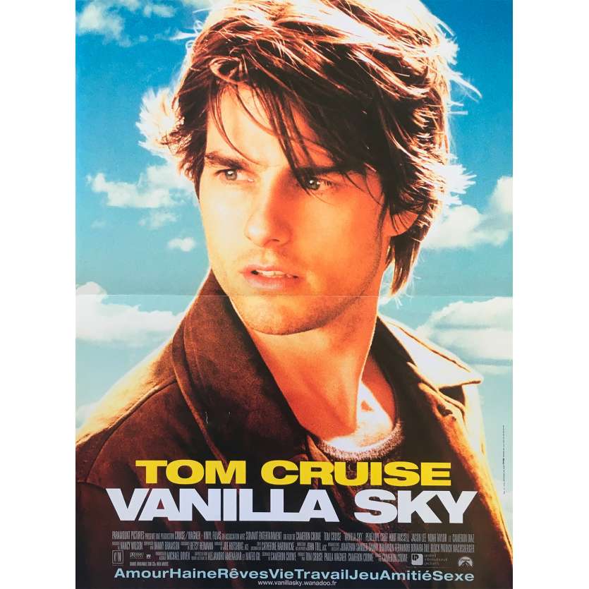 VANILLA SKY Original Movie Poster  - 15x21 in. - 2001 - Cameron Crowe, Tom Cruise
