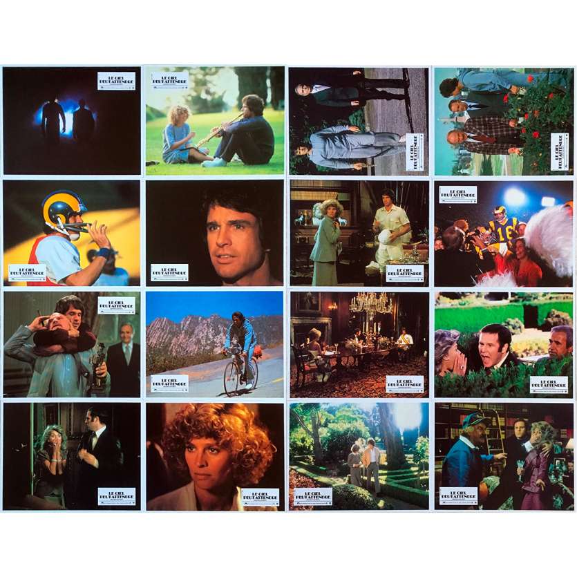 HEAVEN CAN WAIT Original Lobby Cards x16 - 9x12 in. - 1978 - Warren Beatty, Julie Christie