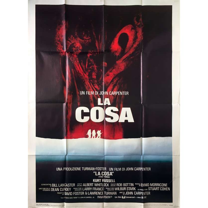 THE THING Original Movie Poster - 39x55 in. - 1982 - John Carpenter, Kurt Russel