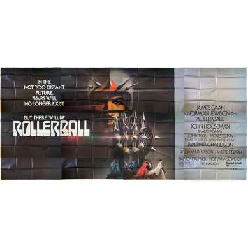 ROLLERBALL Affiche de film US Géante - 610x275 cm. - 1975 - James Caan, Norman Jewinson ROLLERBALL Affiche de film US Géante - 610x275 cm. - 1975 - James Caan, Norman Jewinson