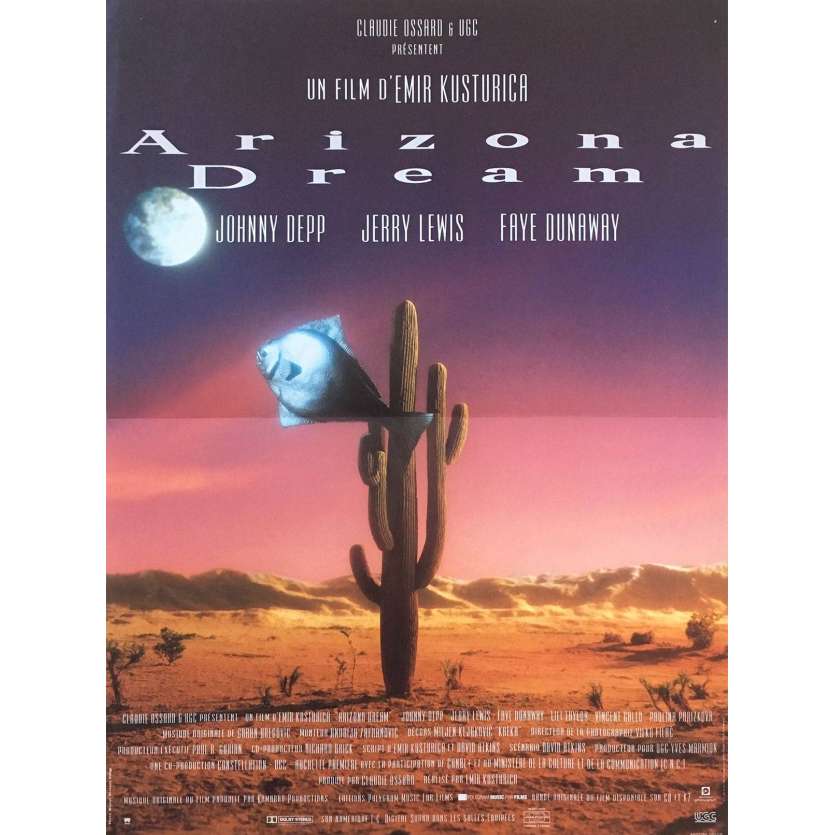 ARIZONA DREAM Affiche de film  40x60 cm - 1993 - Johnny Depp, Emir Kusturica