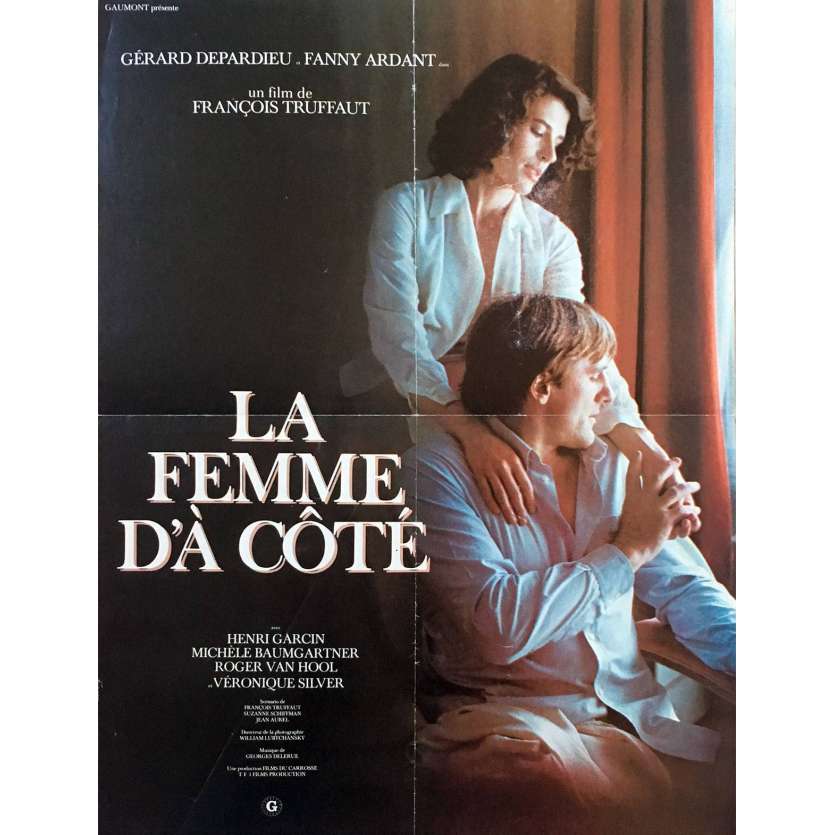 LA FEMME D'A COTE Affiche de film - 40x60 cm. - 1981 - Gérard Depardieu, François Truffaut