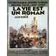 LA VIE EST UN ROMAN Affiche de film Bilal 120x160 cm - 1983 - Vittorio Gassman, Alain Resnais