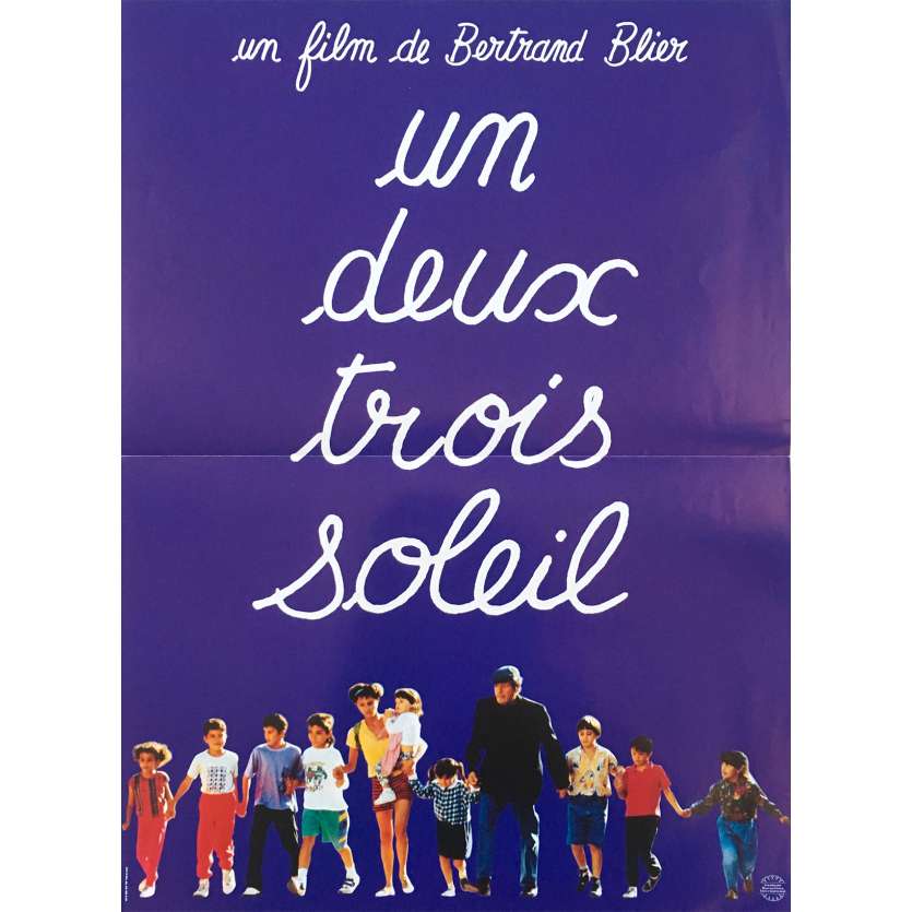 UN DEUX TROIS SOLEIL Affiche de film  - 40x60 cm. - 1993 - Anouk Grinberg, Bertrand Blier