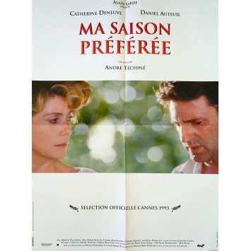 MA SAISON PREFEREE Affiche de film - 60x80 cm. - 1993 - Catherine Deneuve, André Téchiné