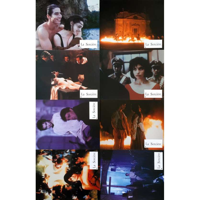 THE SABBATH Original Lobby Cards x8 - 9x12 in. - 1988 - Marco Bellocchio, Beatrice Dalle