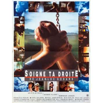 SOIGNE TA DROITE Affiche de film - 40x60 cm. - 1987 - Jane Birkin, Jean-Luc Godard