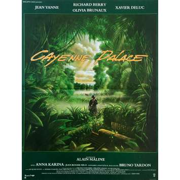 CAYENNE PALACE Affiche de film - 40x60 cm. - 1987 - Jean Yanne, Alain Maline