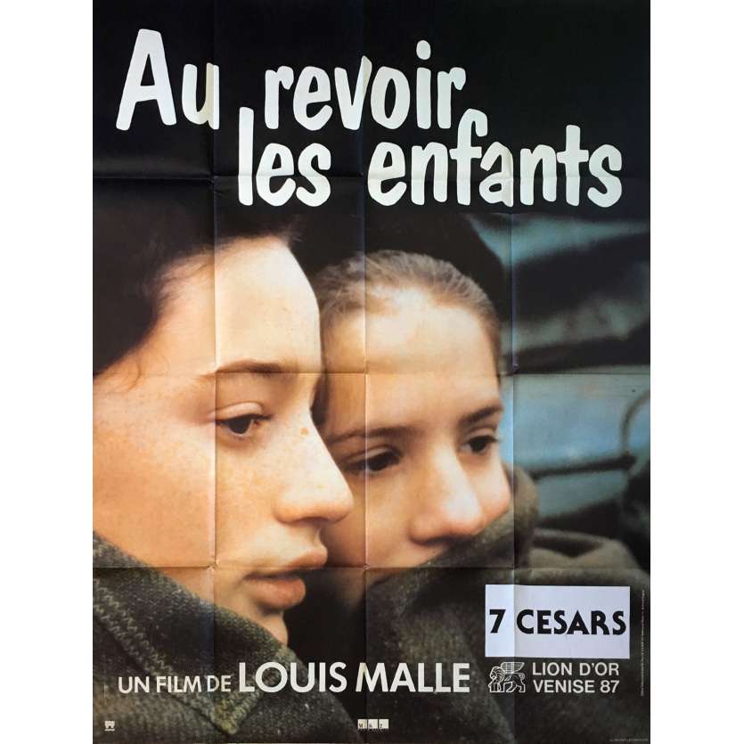 AU REVOIR LES ENFANTS Affiche de film  - 120x160 cm. - 1987 - Gaspard Manesse, Louis Malle