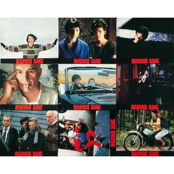 MAUVAIS SANG Photos de film x9 - 21x30 cm. - 1986 - Juliette Binoche, Leos Carax MAUVAIS SANG Photos de film x9 - 21x30 cm. - 1986 - Juliette Binoche, Leos Carax