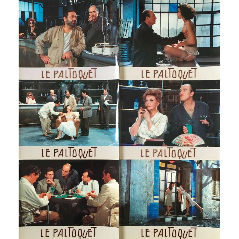 PALTOQUET Original Lobby Cards x6 - 9x12 in. - 1986 - Michel Deville, Fanny Ardant