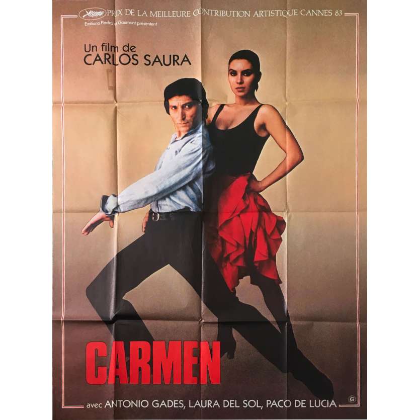 CARMEN Affiche de film - 120x160 cm. - 1984 - Julia Migenes, Francesco Rosi