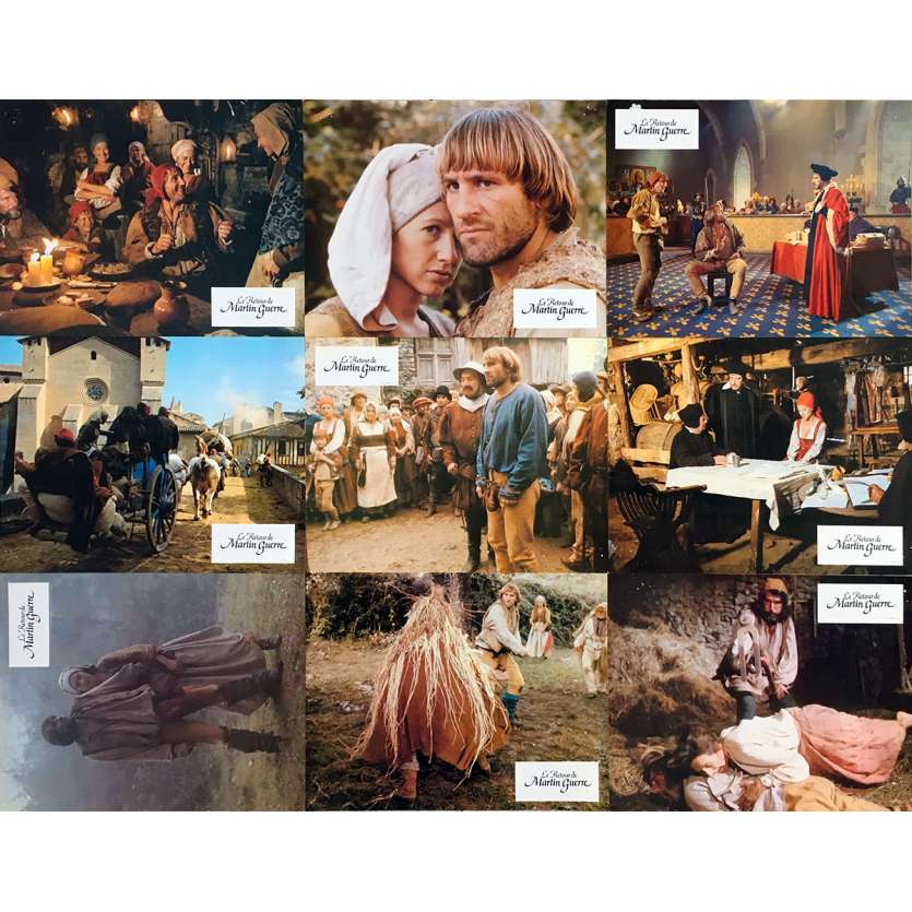 LE RETOUR DE MARTIN GUERRE Photos de film x9 - 21x30 cm. - 1982 - Gérard Depardieu, Daniel Vigne