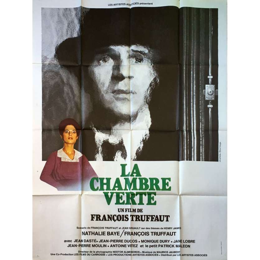 THE GREEN ROOM Original Movie Poster  - 47x63 in. - 1978 - François Truffaut, Nathalie Baye