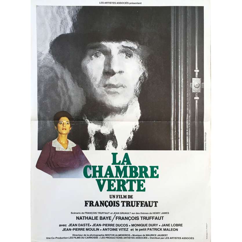 LA CHAMBRE VERTE Affiche de film - 40x60 cm. - 1978 - Nathalie Baye, François Truffaut