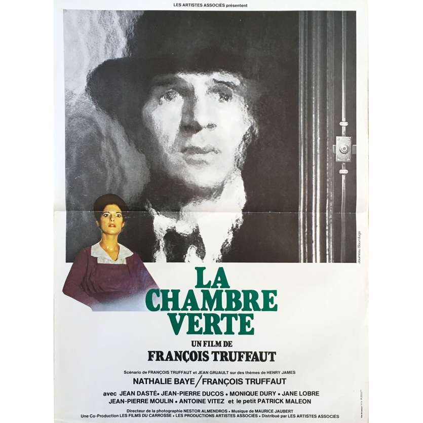 THE GREEN ROOM Original Movie Poster  - 15x21 in. - 1978 - François Truffaut, Nathalie Baye