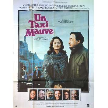 UN TAXI MAUVE Affiche de film - 120x160 cm. - 1977 - Philippe Noiret, Yves Boisset UN TAXI MAUVE Affiche de film - 120x160 cm. - 1977 - Philippe Noiret, Yves Boisset