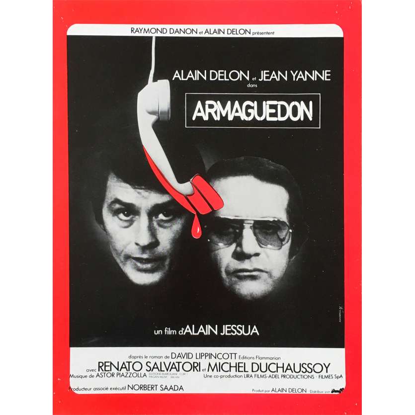 ARMAGUEDDON Original Herald - 9x12 in. - 1977 - Alain Jessua, Alain Delon