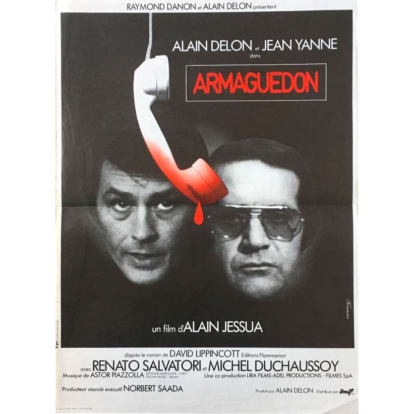 ARMAGUEDDON Original Movie Poster - 15x21 in. - 1977 - Alain Jessua, Alain Delon