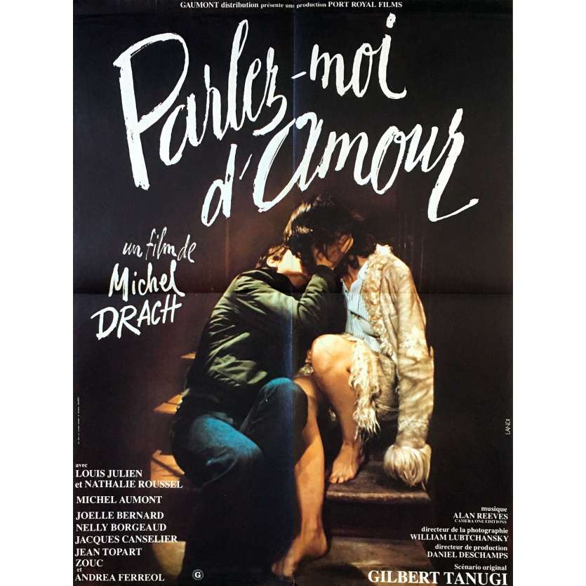 PARLEZ MOI D'AMOUR Affiche de film - 60x80 cm. - 1975 - Louis Julien, Michel Drach