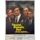 VINCENT FRANÇOIS PAUL AND THE OTHERS Original Movie Poster - 47x63 in. - 1974 - Claude Sautet, Yves Montand