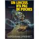 NO POCKETS IN A SHROUD Original Movie Poster  - 47x63 in. - 1974 - Jean-Pierre Mocky, Jean Carmet