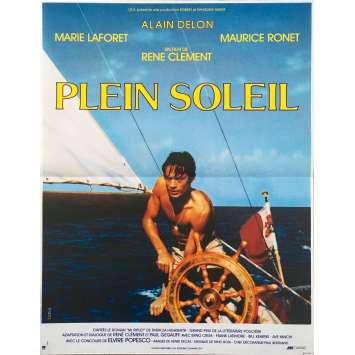 PLEIN SOLEIL Affiche de film - 40x60 cm. - R1980 - Alain Delon, René Clément PLEIN SOLEIL Affiche de film - 40x60 cm. - R1980 - Alain Delon, René Clément