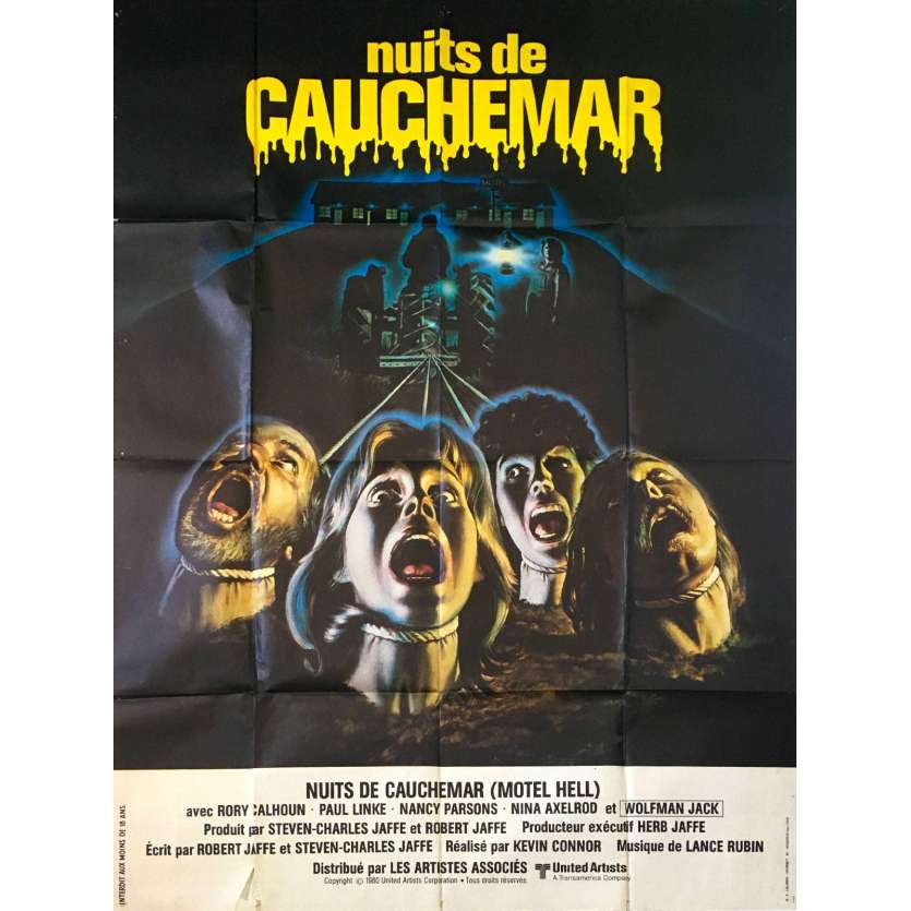 NUITS DE CAUCHEMAR Affiche de film 120x160 - 1980 - Rory Calhoun, Kevin Connor