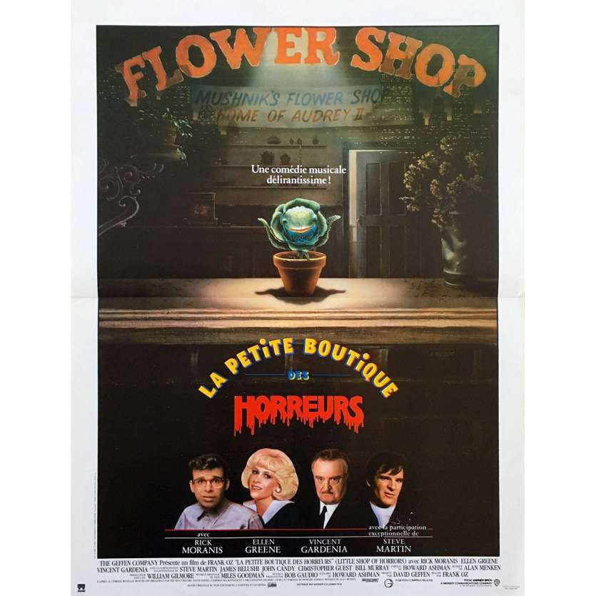 LA PETITE BOUTIQUE DES HORREURS Affiche de film 40x60 cm - 1986 - Rick Moranis, Franck Oz