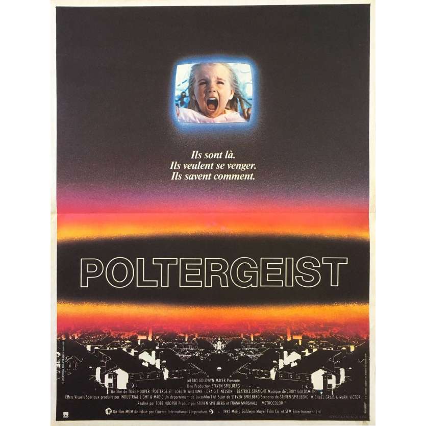 POLTERGEIST Steven Speilberg Affiche originale française