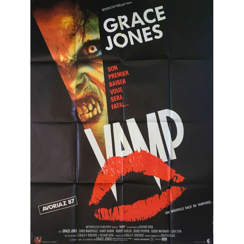 VAMP Original Movie Poster  - 47x63 in. - 1986 - Richard Wenk, Grace Jones